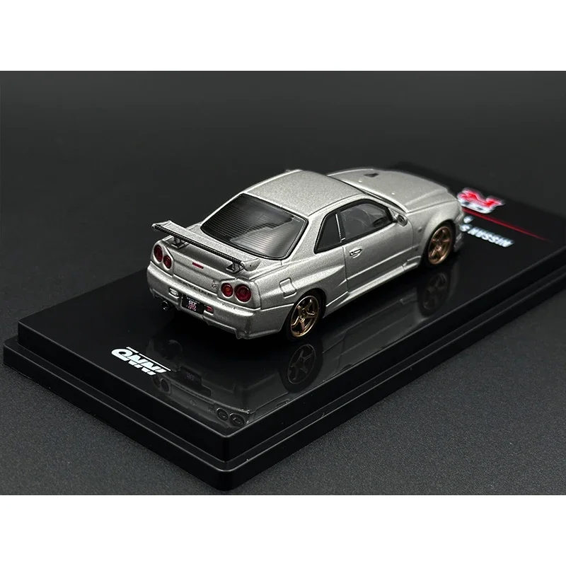 Коллекционная Миниатюрная модель автомобиля inweet № 1:64 Skyline GTR R34 V Spec II