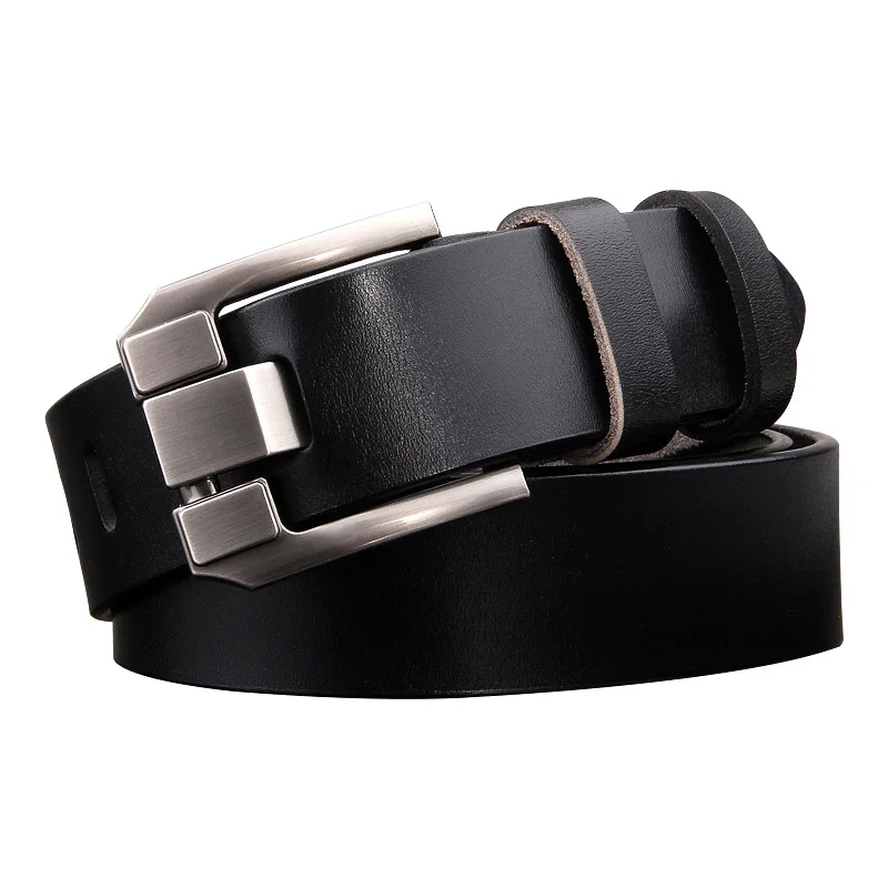 High Quality Fashion Multi Size Young and Middle-aged Retro Cow Leather Needle Buckle Belt for Man Casual Father's Day Gift