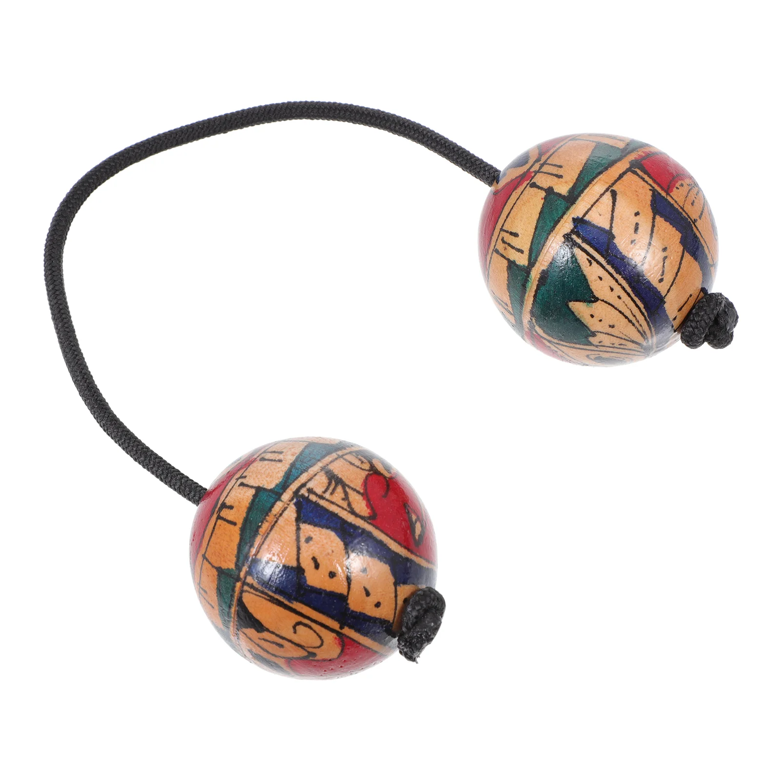 Ball One Handed Musical Instrument Hand Rhythm Single Aslatua Painted