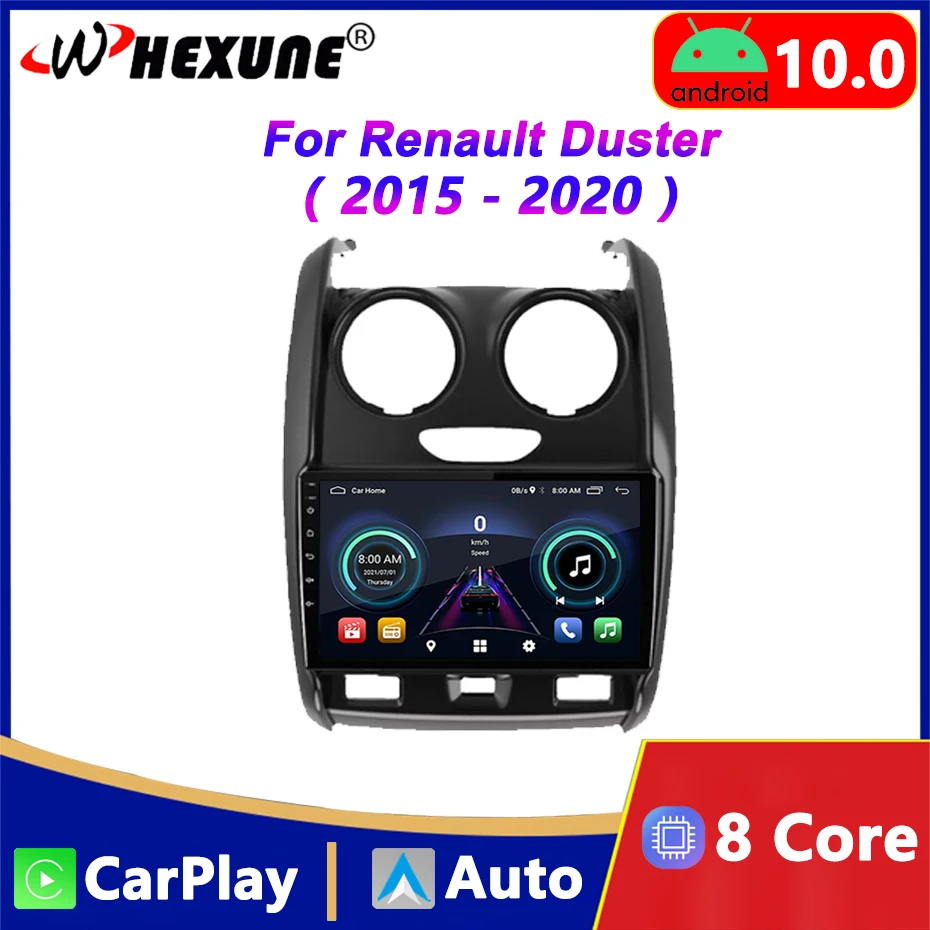 

Автомагнитола 4G на Android, 8 + 128 ГБ, мультимедийный плеер с GPS-треком, беспроводной Автомобильный плеер для Renault Duster 2015, 2016, 2017, 2018, 2019, 2020