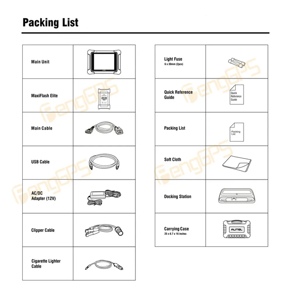 Автомобильный диагностический инструмент Autel MaxiSys Elite II Pro расширенное