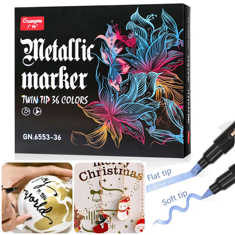 

Маркеры Rock, цвета керамики, дерева, палантин, каменная краска для наконечника, мягкие ручки для рисования, 12/36 металлик, акриловое стекло, мар...