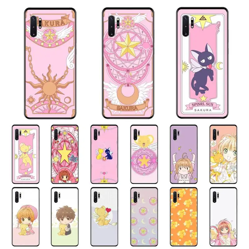 

Card Captor Sakura Phone Case For Samsung Note 7 8 9 20 Note 10 Pro lite 20ultra M20 M10 Case