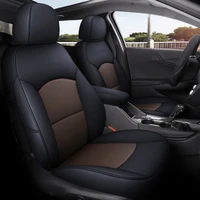 custom car seat covers for chevrolet malibu xl 2016 2021 pu leather auto protection internal decoration cushion blackcoffee