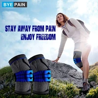 byepain professional knee compression sleeve with patella gel pads side stabilizersfor men women meniscus tearaclarthritis