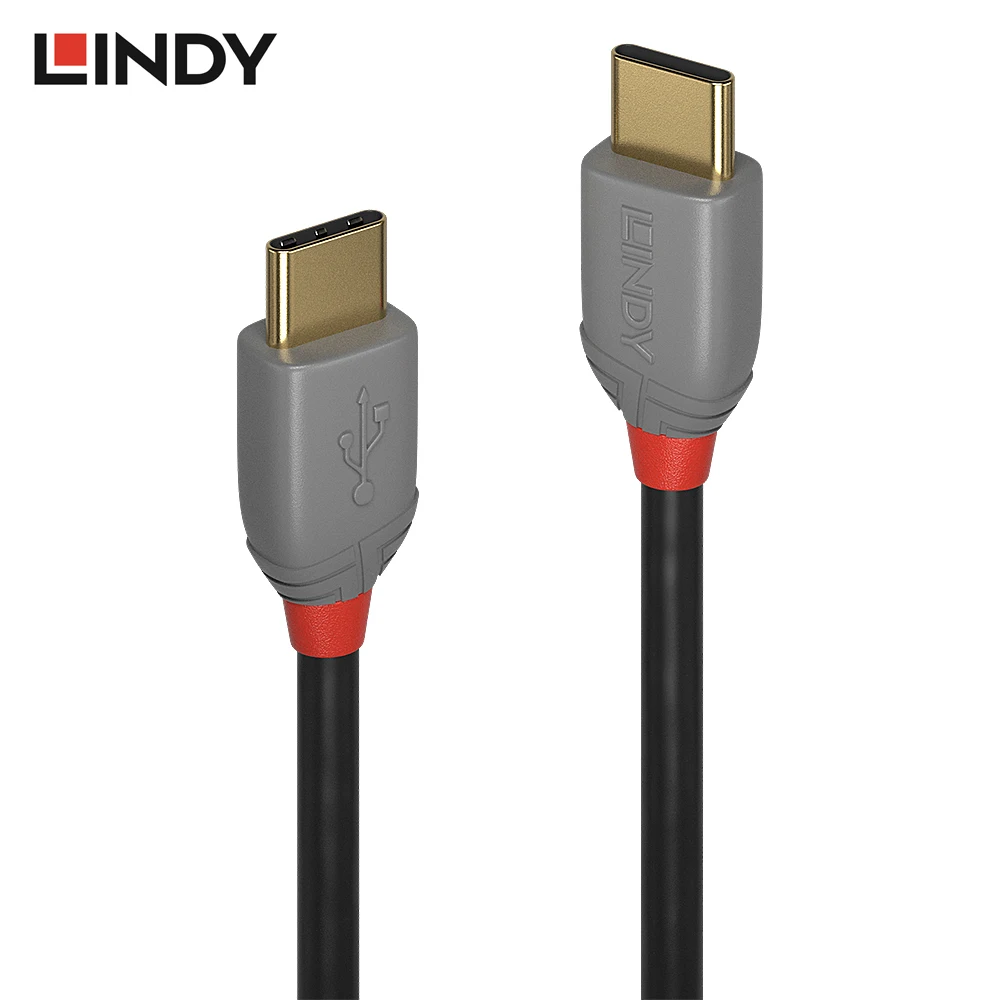 LINDY Anthra Line USB Type C to USB C Cable 60W USB-C PD Fast Charging Charger Wire Cord for Macbook Samsung Xiaomi Type-C Cable