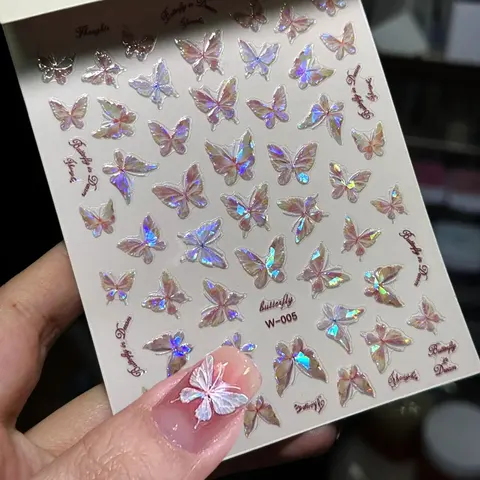 3D наклейки для ногтей MingLee  бабочки