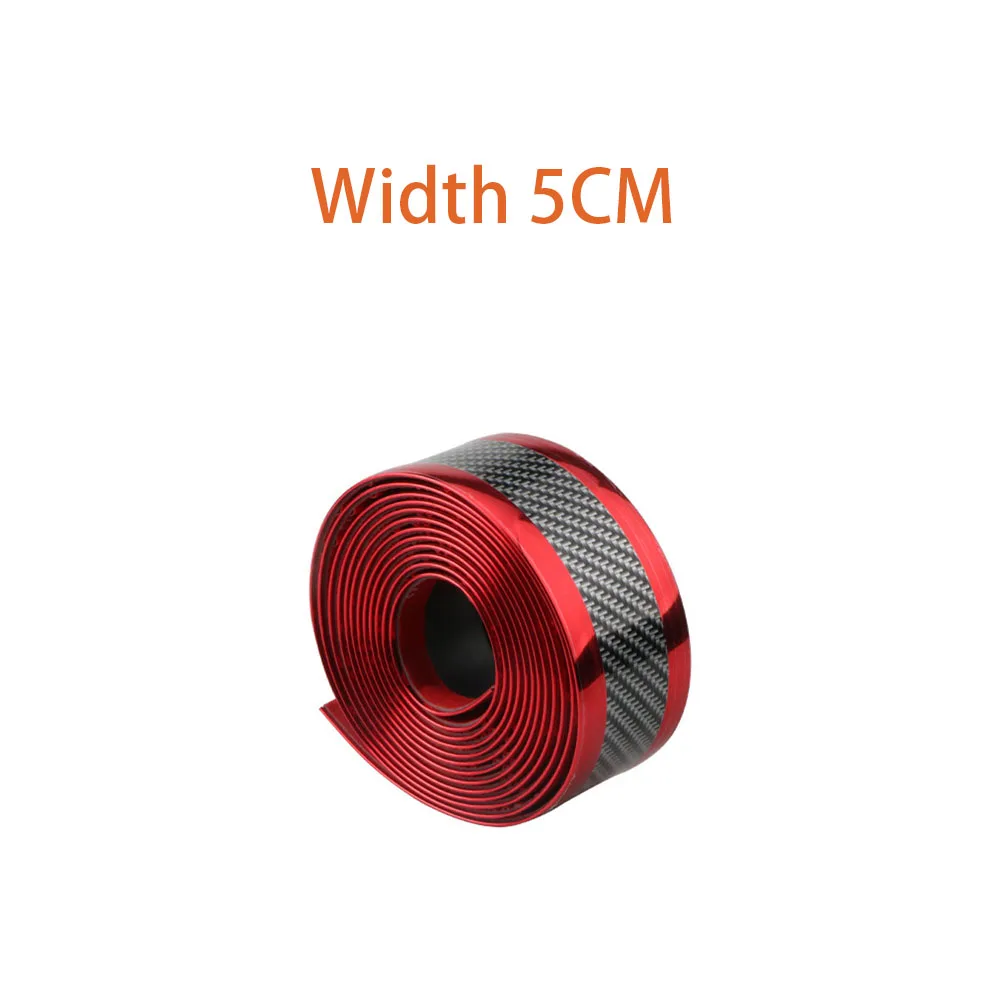 

Автомобильный порог, универсальная модификация, декоративная полоса для педали, бампер с рисунком из углеродного волокна, защита багажника, наклейка для предотвращения столкновений