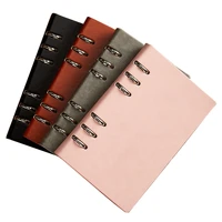 a6 loose leaf notebook metal clip planners detachable notepad business office memo pad meeting sketchbook notepad stationery