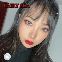 ColorEyes 14 0mm Cosmetic Magic Contacts Lenses Women Men Custome Colored Anime Eyes Fairy Sea Blue lentille couleur yeux