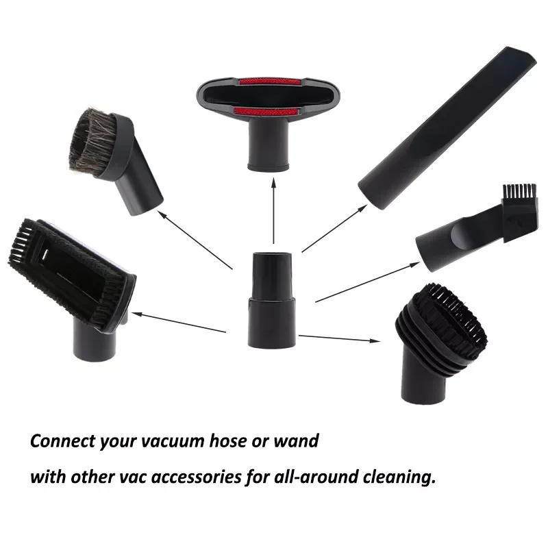 

NEW2023 Universal Vacuum Cleaner Brush Nozzle 32 & 35mm Brush Head Cleaning Tool Long Flexible Flat Slim Suction Nozzle Head