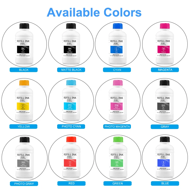 250ML пигментные чернила для Canon PFI-107 PFI-120 PFI-320 PFI-102 PFI-104 PFI-707 PFI-710 PFI-206 pfpf670 iPF680 - купить