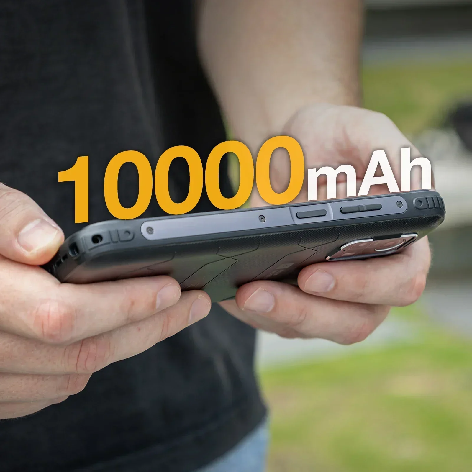 Фото Прочный телефон AGM H Max с батареей 10000 мАч, водонепроницаемостью IP68, 6,56-дюймовым экраном 90 Гц, 4 ГБ ОЗУ + 128 ГБ ПЗУ, Android-смартфон для активного отдыха на природе №2
