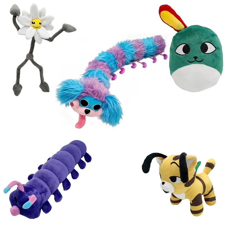 

Huggyed Wuggyed Plush Caterpillar Poppyed Playtimer Player Hagued Vagies Huggyed Peluche Toys Stuffed Dolls Kids Gifts