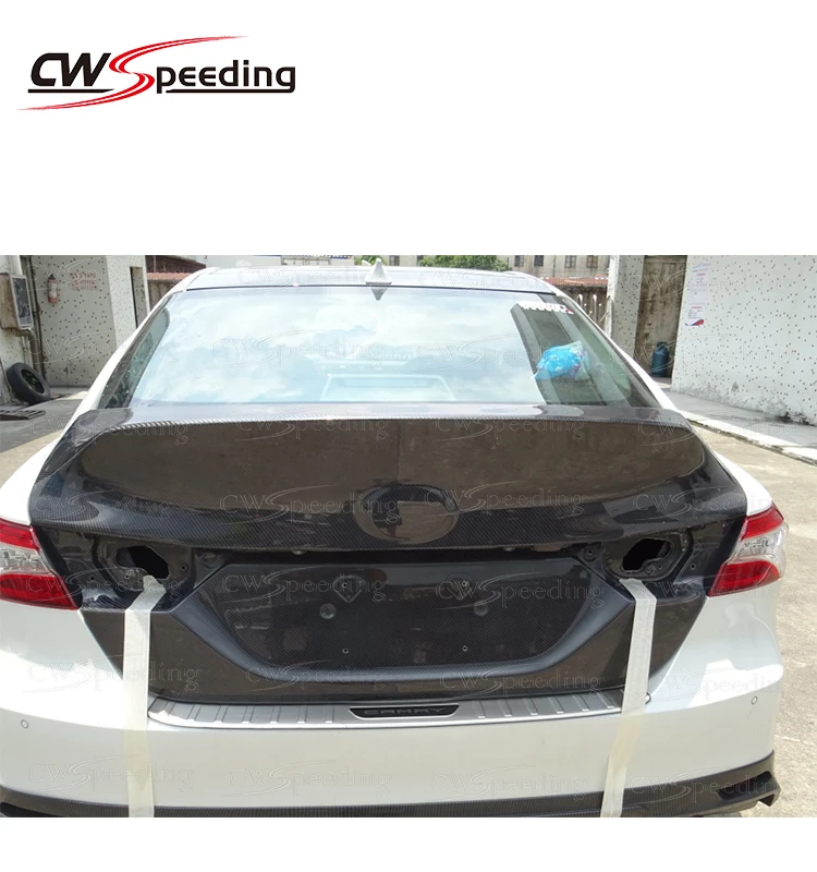 

Автомобильный багажник из углеродного волокна Задняя Крышка багажника для 2018 CAMRY BODY KIT