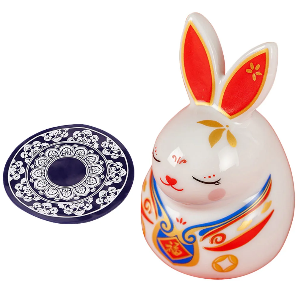 

Китайская Статуэтка кролика, статуэтка Фэн-зайчик, декор зодиака, фигурки на год, фигурки животных, фигурки на удачу, миниатюрное новое укра...