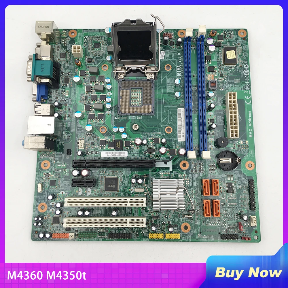 

IH61MA V:1.0 For Lenovo M4360 M4350t H61H2-LM5 Desktop Motherboard