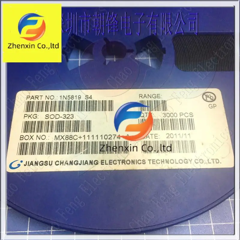 

Оригинальный новый диод 1N5819 S4 SOD323, 100 шт.