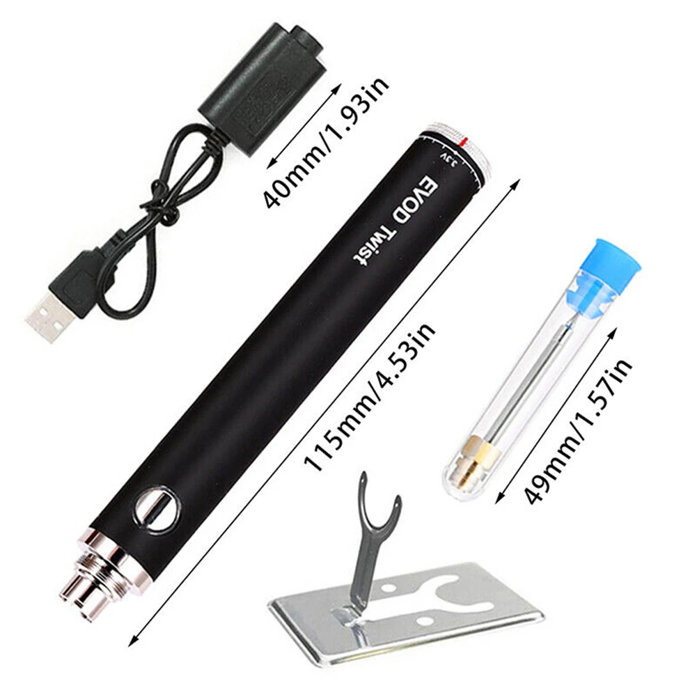

Wireless USB Charging Welding Tool Kit 8W 3.3V-4.8V Battery Soldering Iron Portable 510 Interface Welding Tool Parts