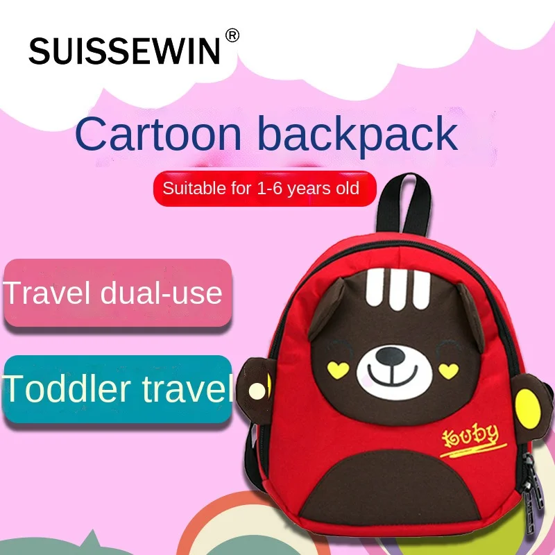 

Детские сумки для мальчиков и девочек, рюкзак для детского сада с пандой и кроликом, детский мультяшный рюкзак, маленькая сумка для книг с ми...