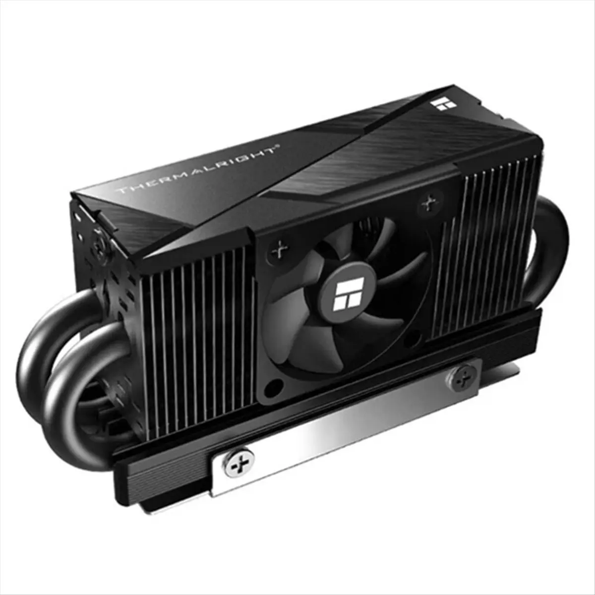 Фото A40I -10 2280 State Drive Cooler 4-трубочный радиатор для SSD M.2 с интерфейсом PCI-E5.0 с 4-контактным PWM-вентилятором (черный) №2