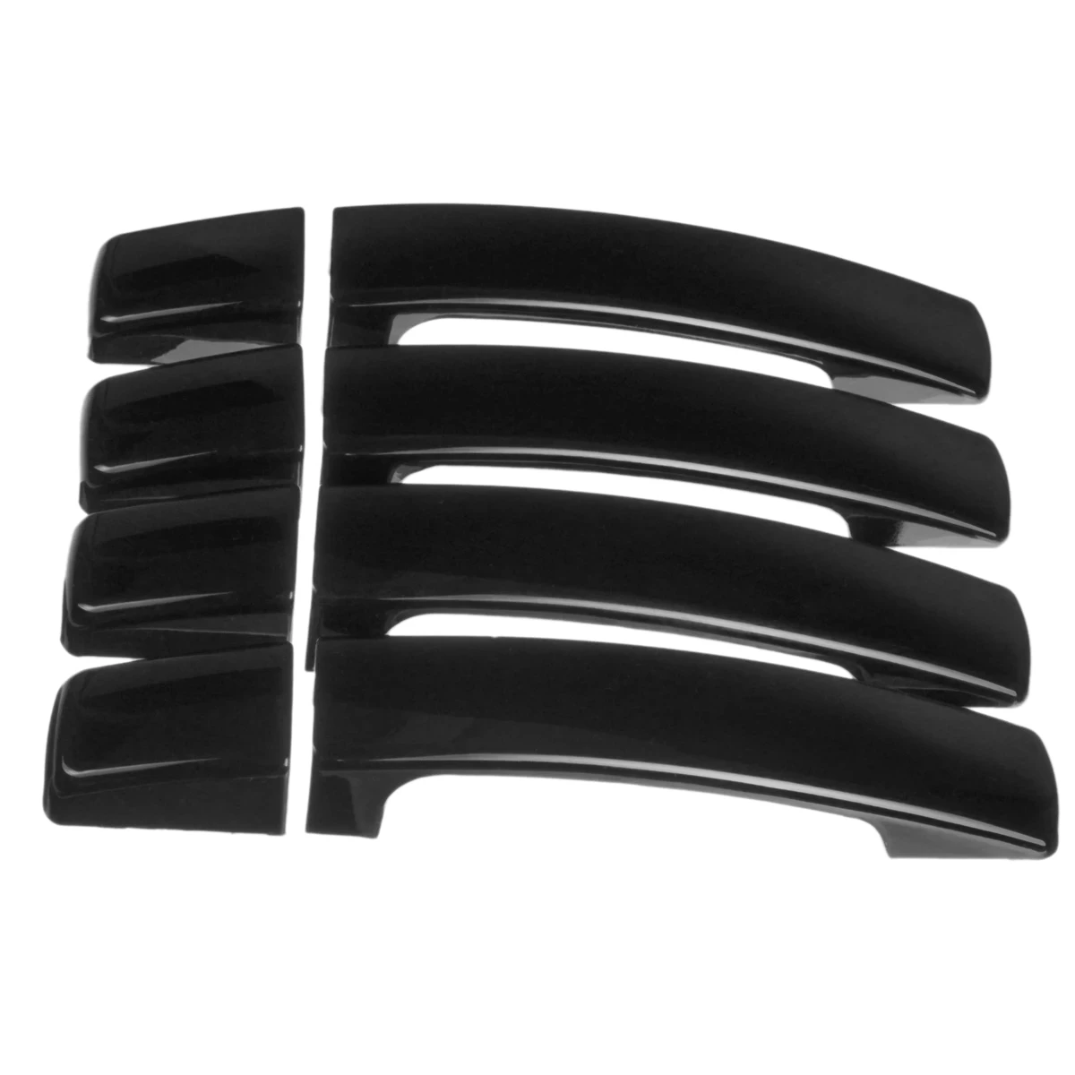 

8Pcs Gloss Black Door Handle Covers Trim for Land Rover Range for Range Rover Sport Discovery 3 Freelander 2 2005-2009