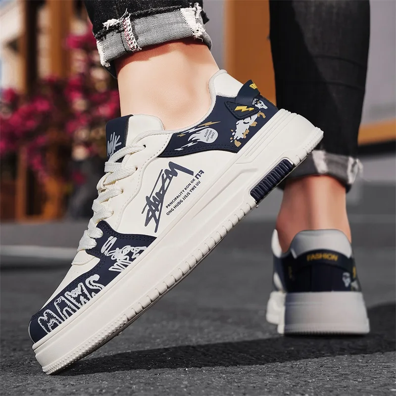 Men's Shoes Spring and Autumn 2025 New Original Design Youth Sports Casual All-matching Platform Non-Slip Board |