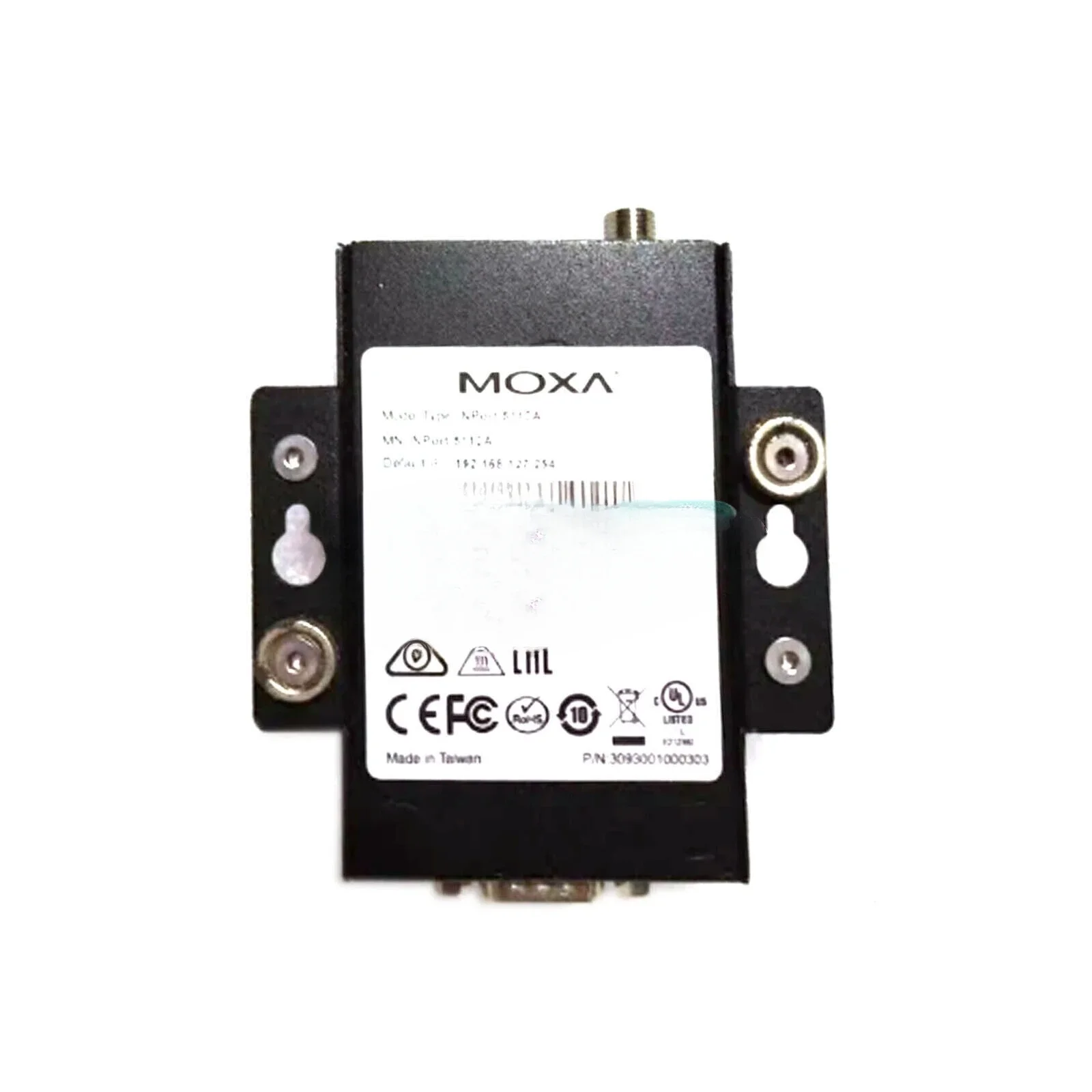 1 шт. новый MOXA NPort 5110A порт устройства сервер 10/100 Ethernet RS-232 DB9 штекер