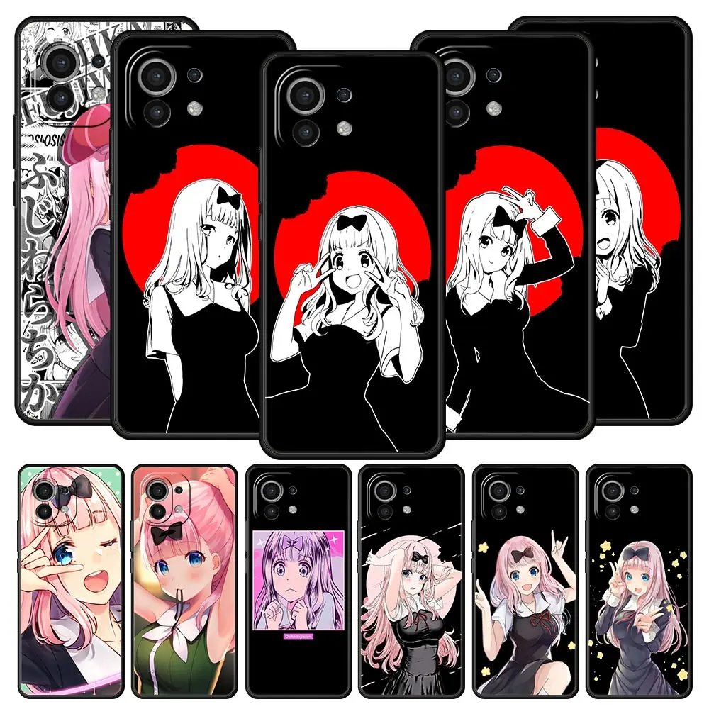

Fujiwara Kaguya-sama Love Is War Case For Xiaomi Poco X4 X3 NFC F3 F4 M3 M4 Mi Note 12T 10 12 11 Ultra 11T Pro 10T Lite 9T Cover