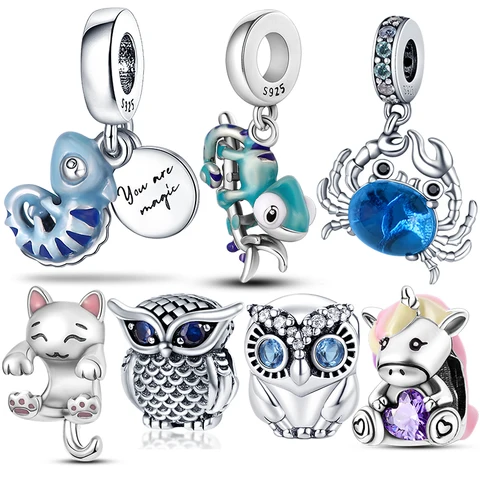 Подвески-хамелеоны из серебра 925 CodeMonkey