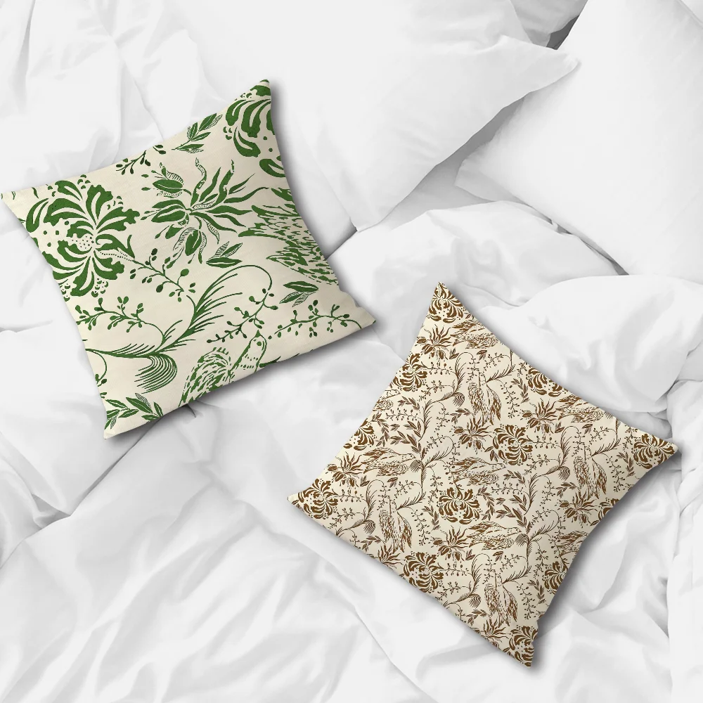 Embroidery Fashion Luxury Pillow cover Sofa living Printing Decoration Room Home Office Coffee Shop Car Nordic Simplicity Cove