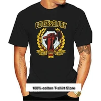camiseta divertida para hombre camisa de lat%c3%b3n novedad booze and glory as bold as 2021
