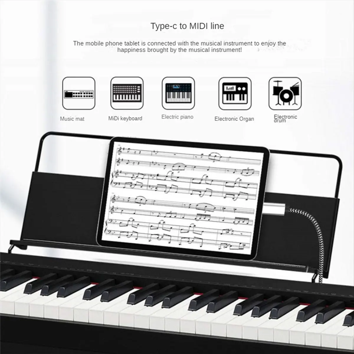 Фото Кабель USB-C - MIDI (A16I), USB-C - USB-B 2.0 для принтеров, сканеров, МФУ и других устройств №5