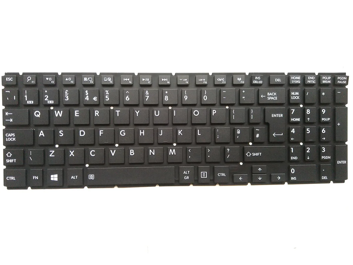Британская клавиатура для Toshiba Satellite C55-C L50-B L50-C L50D-B L50D-C L50DT-B черная