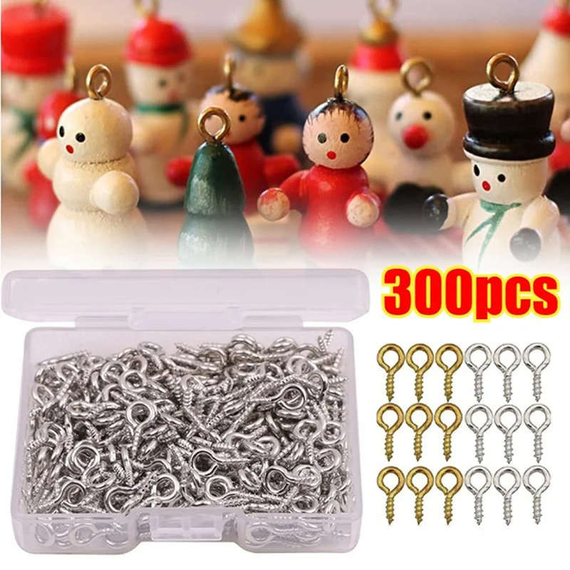 

300 шт. миниатюрные штифты с резьбой для изготовления жемчужных бусин, штифты для резьбы, застежки для браслетов, сережек, ювелирных изделий