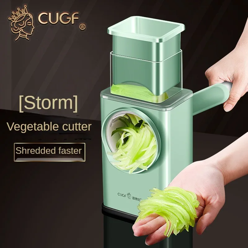 

Multifunctional Potato Shred Grater Kitchen Household Manual Roller Vegetable Cutter Radish Slicer Nut Cookie Grinder