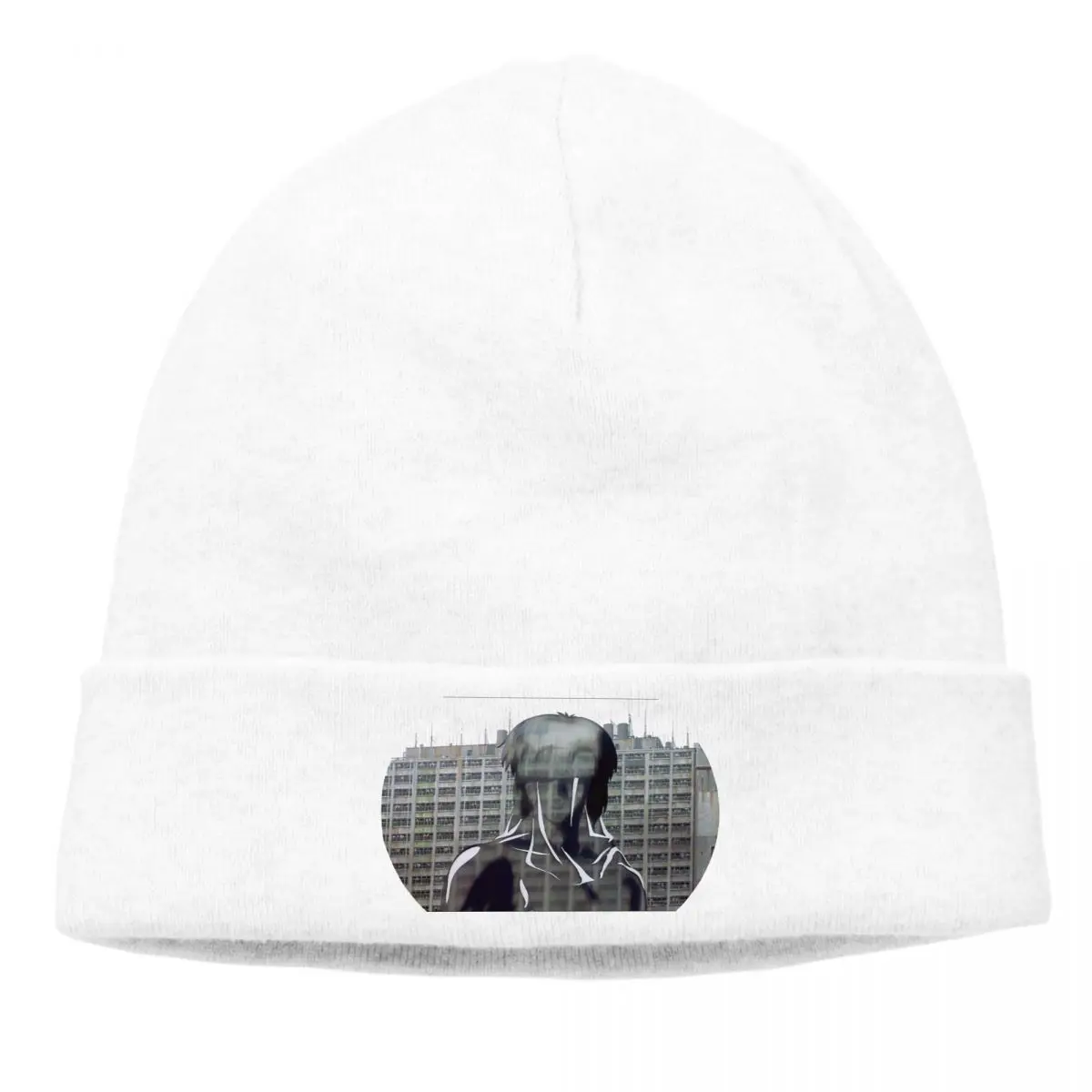 

Ghost in the Shell Kusanagi Motoko Batou Comics Fashion Beanie Hats Cool Knitted Bonnet Hipster Skullies Caps Earmuffs
