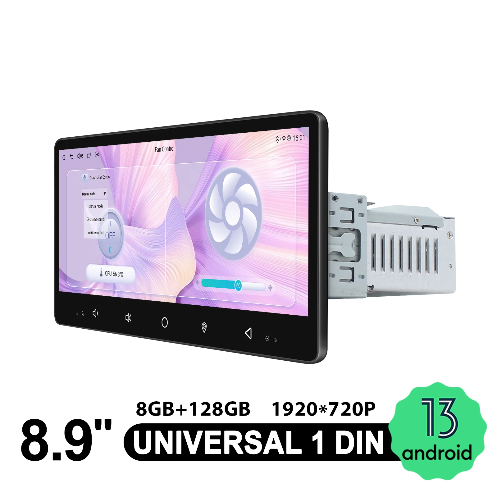 

JOYING 8,9-дюймовый Android 13.0 автомобильный стерео радио 1DIN головное устройство мультимедийный плеер Carplay Android Auto GPS Navi BT FM RDS SWC