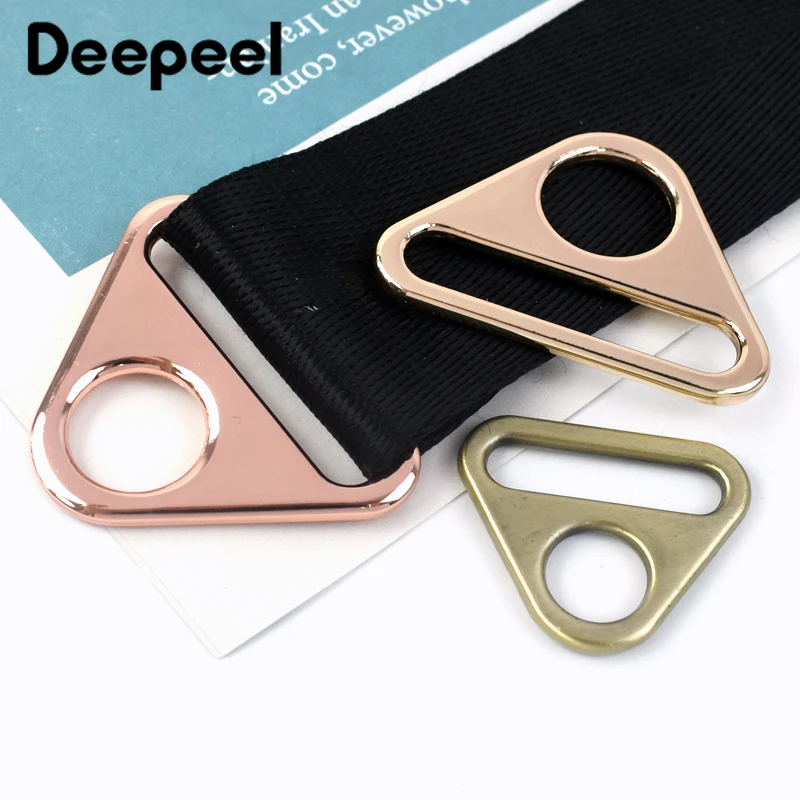 20 шт. Deepeel 20-50 мм металлическая треугольная регулируемая кольцевая пряжка крючки