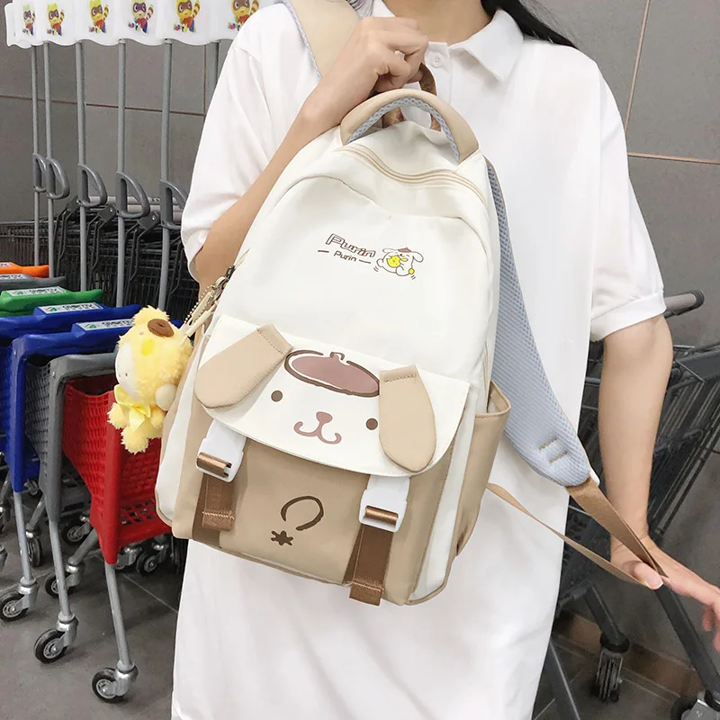 

New San Liou Children's Backpack Middle School High School Student Schoolbag Large Capacity Backpack Computer Bag Travel Bag