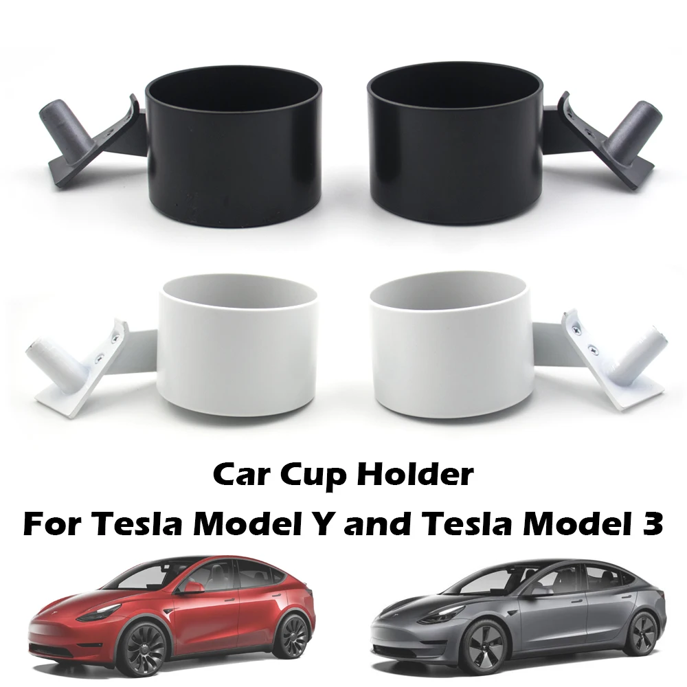 

Automobile Water Door Cup Holder Vehicle Storage Box Bottle Stand For Tesla Model 3 Tesla Model Y Interior Accessories