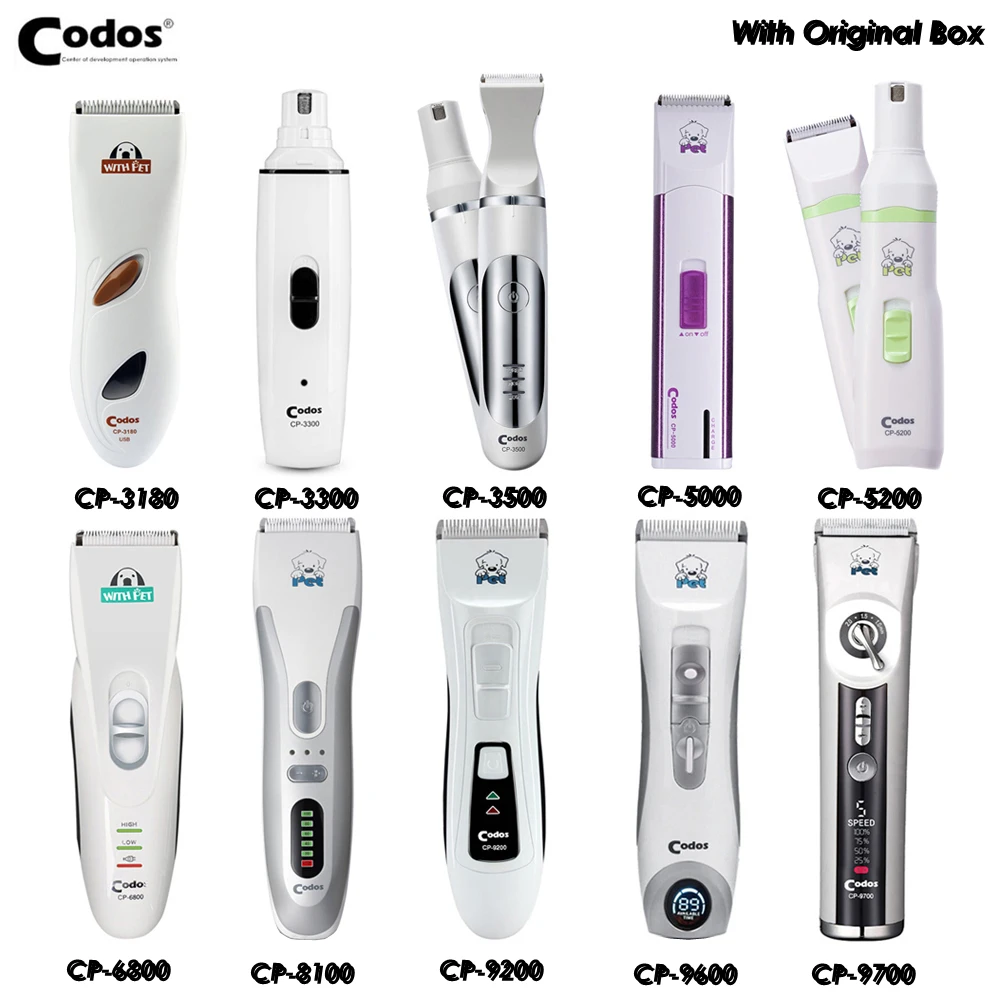 

Codos CP-6800/9600 Hair Cutting Machine Clipper Dogs Electric Shaver Clippers Pet Grooming Professional Dog Haircut Trimmer Kit