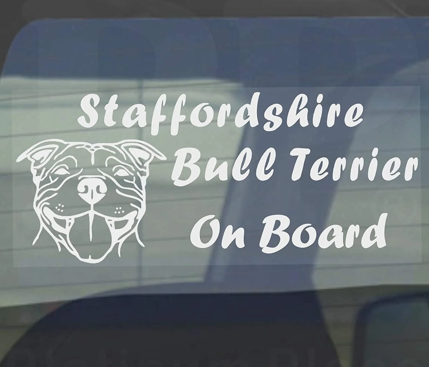 

For Staffordshire Bull Terrier Dog Sticker Car, Truck Logo, Window Logo
