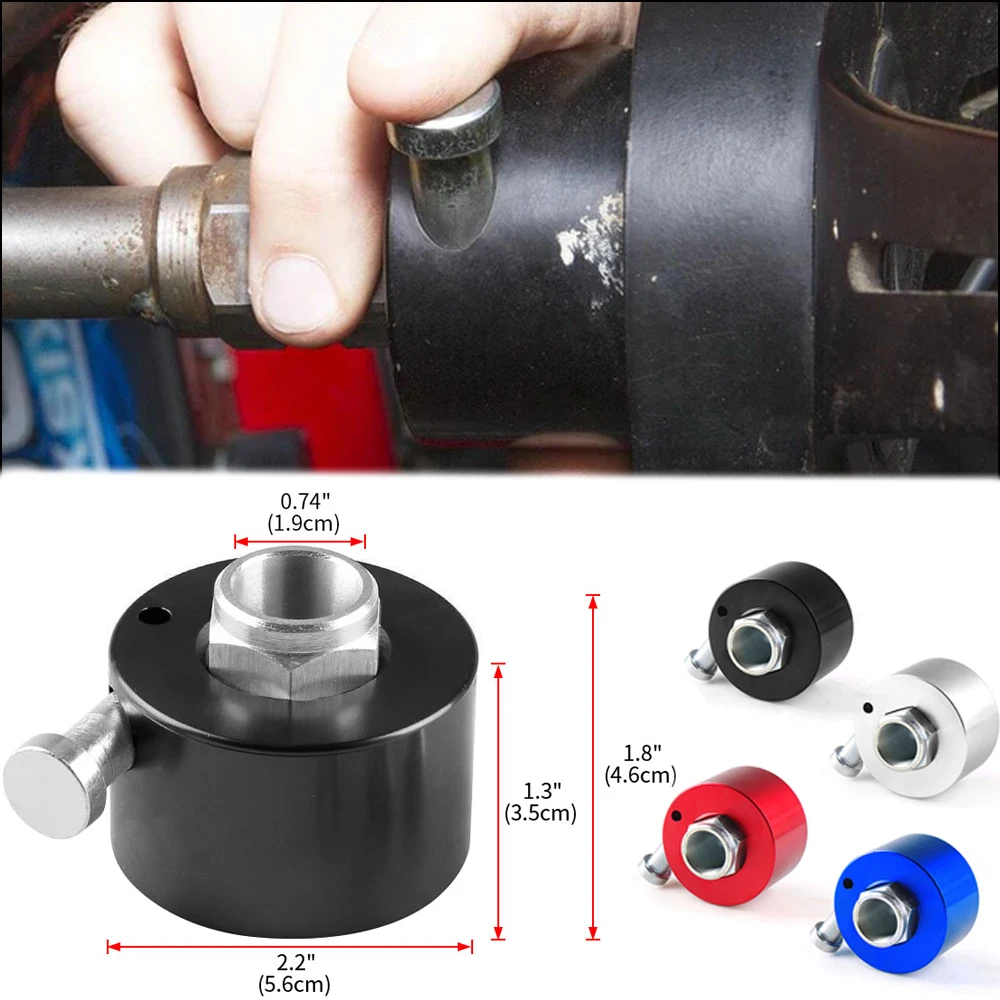 

3/4inch Universal Shaft Size 360 Degree Steering Wheel Quick Release Disconnect Hub With Push Button Steering 3-4 Shaf Size