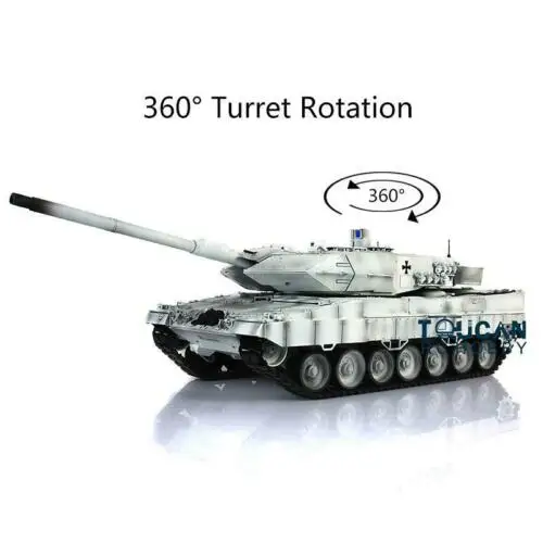 

Henglong 1/16 Snow 7.0 Plastic Leopard2A6 RTR RC Tank 3889 W/ 360 Turret Infrared Combat Smoke Effect TH17621-SMT7