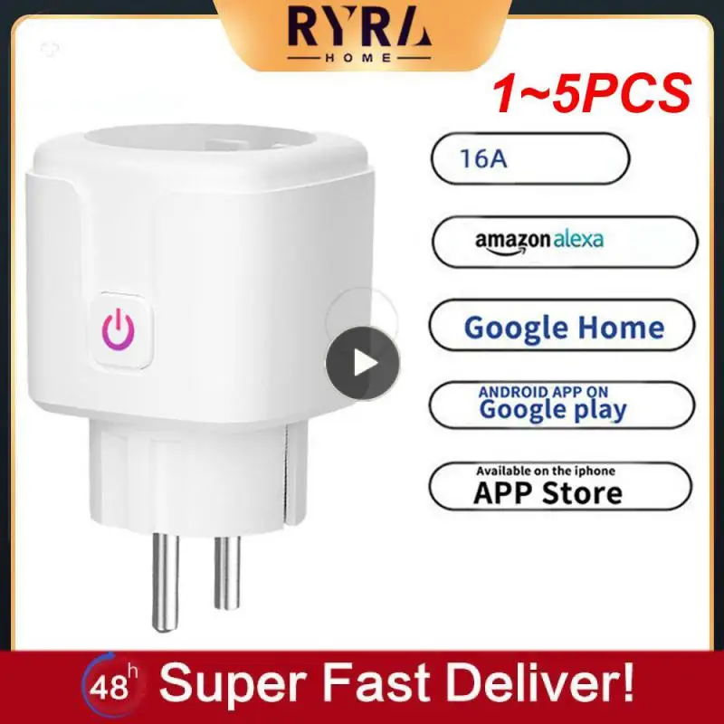 

Умный адаптер с Wi-Fi, 16 А, 1-5 шт.