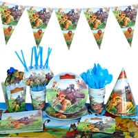 the lion king simba theme party supplies paper straw plate tablecloth kids favor birthday party wedding decorations baby shower