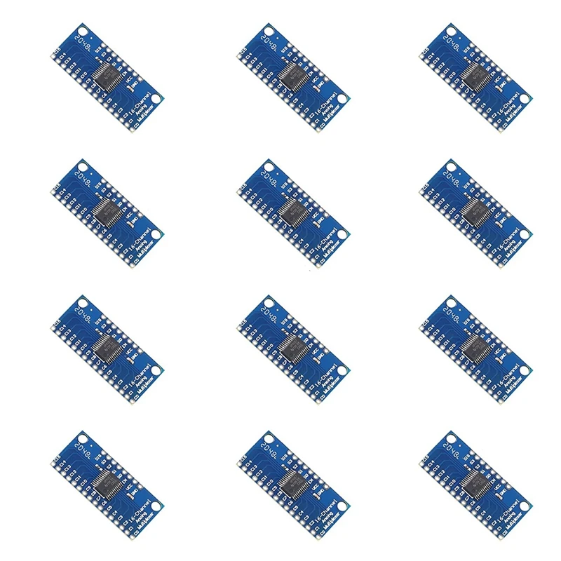 

JABS 12Pcs CD74HC4067 16-Channel Analog Digital Multiplexer MUX Breakout Board Module CMOS Precise Module For Ardu&Ino DIY
