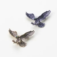new gold silver flying eagle brooch pin mens suit shirt accessories casual jewelry gifts