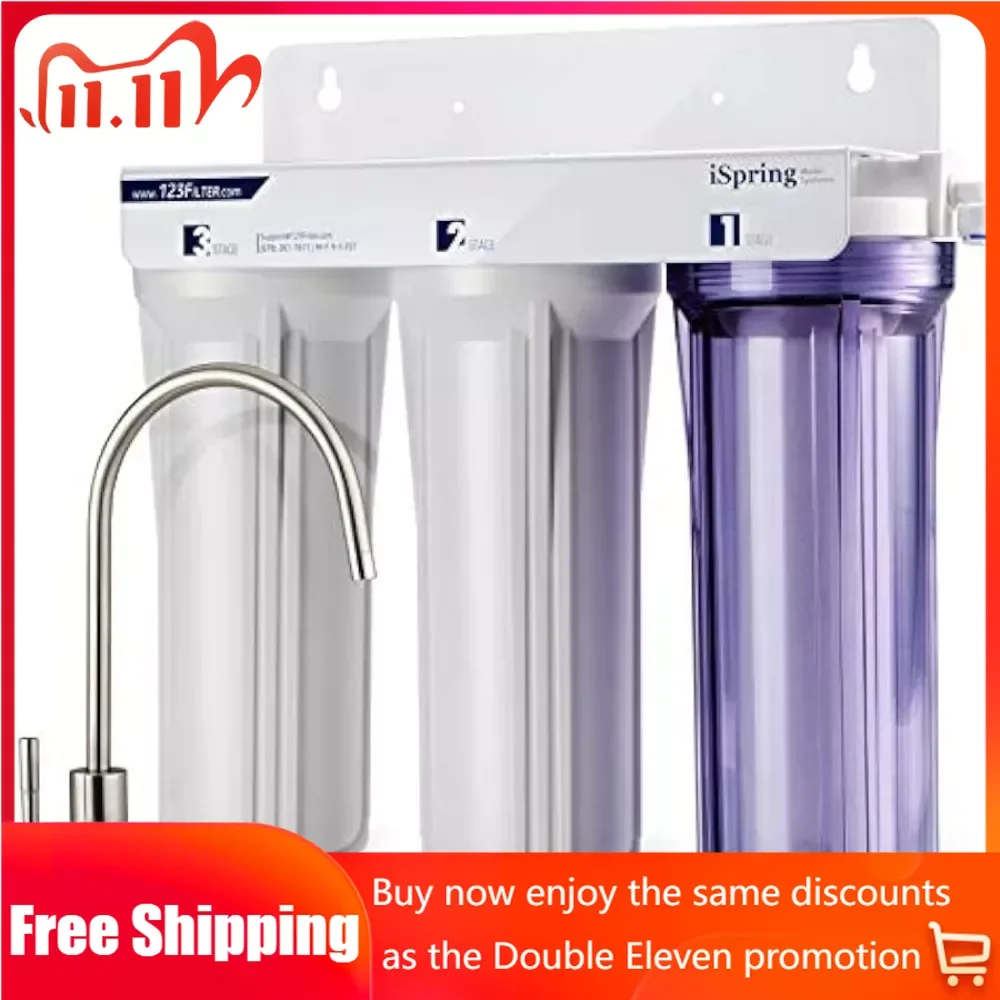 

High Capacity Filter Drinking Water Purifier Home Type 3-Stage Under Sink Water Filtration System Water Filter System for Home